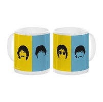 Beatles Blue And Yellow Mug: Mug