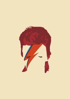 Pop Art David Bowie: Greetings Card