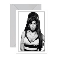 Amy Winehouse Card: Greetings Card
