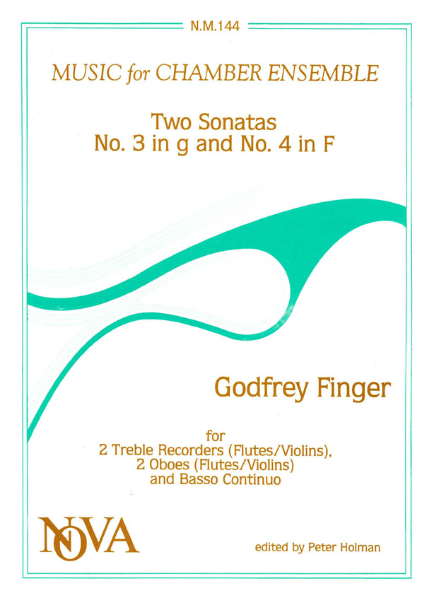 Gottfried Finger: 2 Sonatas: Mixed Ensemble: Score and Parts