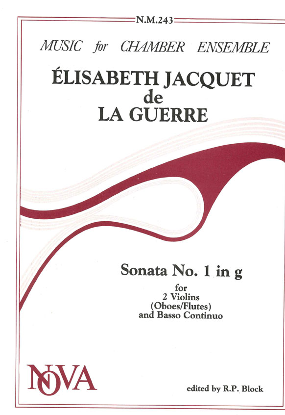 E.J.De La Guerre: Sonata No. 1 In G: Chamber Ensemble: Instrumental Album