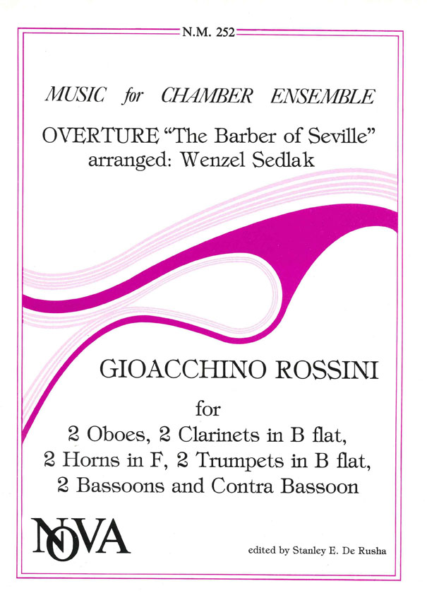 Gioachino Rossini: Overture The Barber Of Seville: Chamber Ensemble: