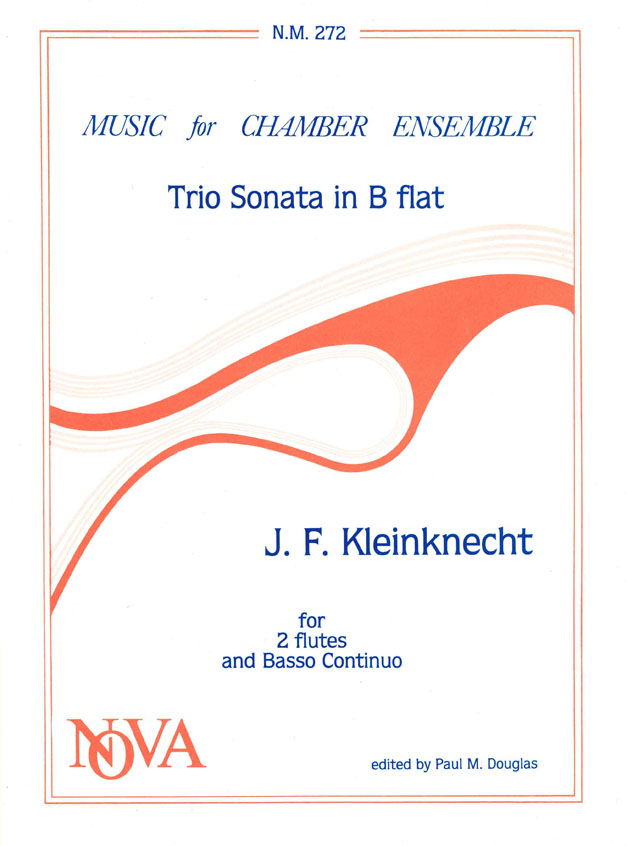 Jakob Friedrich Kleinknecht: Trio Sonata In B Flat: Flute Duet: Instrumental