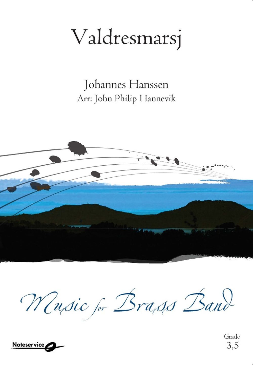 Johannes Hanssen: Valdresmarsj: Brass Band: Score and Parts