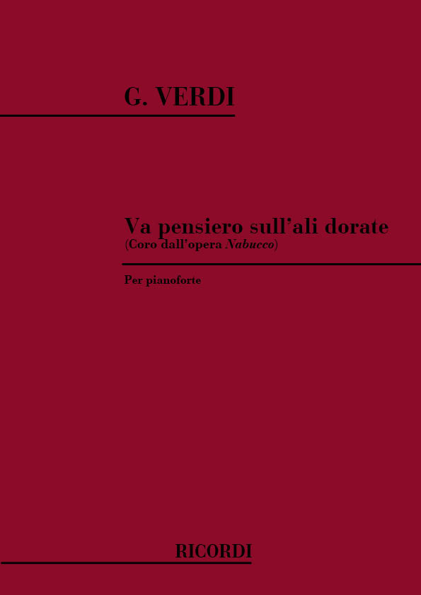 Giuseppe Verdi: Nabucco: Va Pensiero Sull'Ali Dorate: Piano