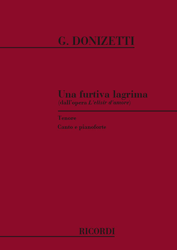 Gaetano Donizetti: Una furtiva lagrima (L'Elisir d'amore): Opera: Instrumental