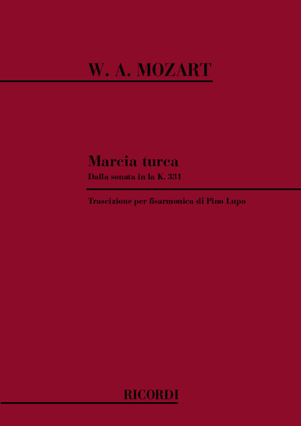 Wolfgang Amadeus Mozart: Marcia Turca: Accordion: Instrumental Work