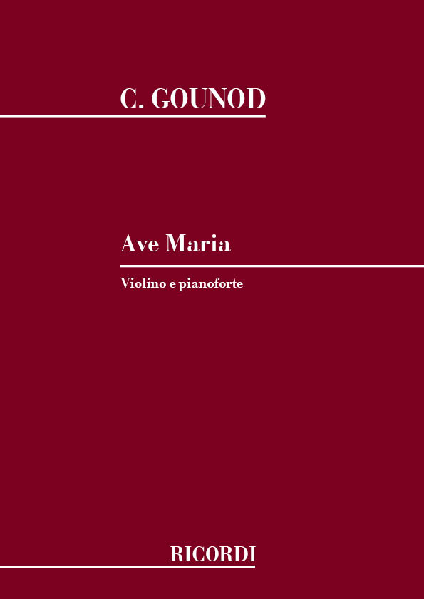 Charles Gounod: Ave Maria. Meditazione Sul I Preludio Di J. S.: Violin: