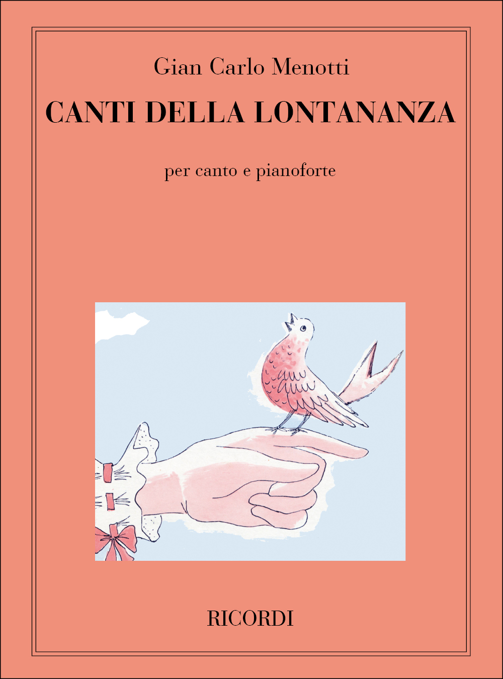 Gian Carlo Menotti: Canti Della Lontananza: Voice