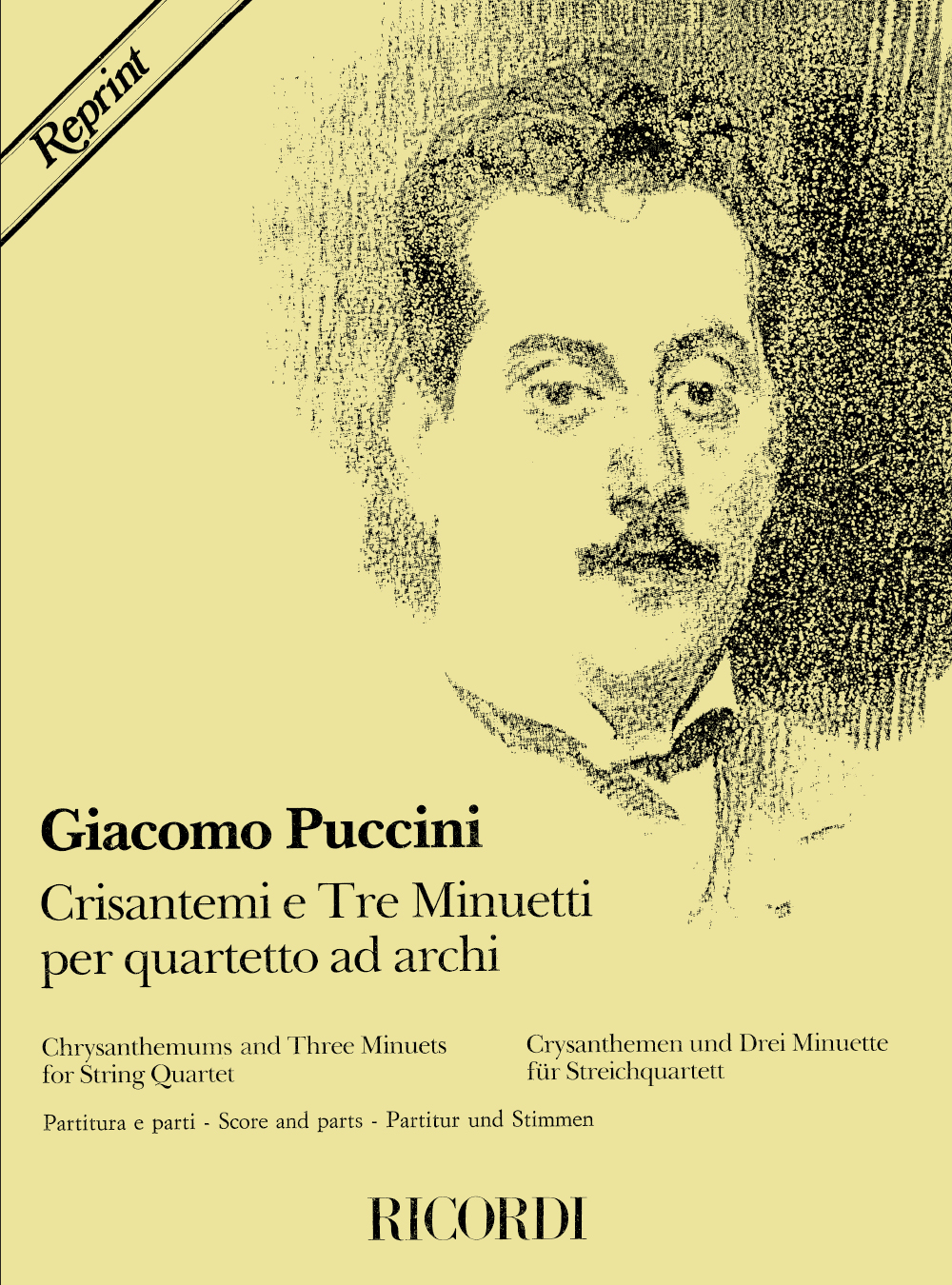 Giacomo Puccini: Chrysanthemums And Three Minuets: String Quartet: Score and