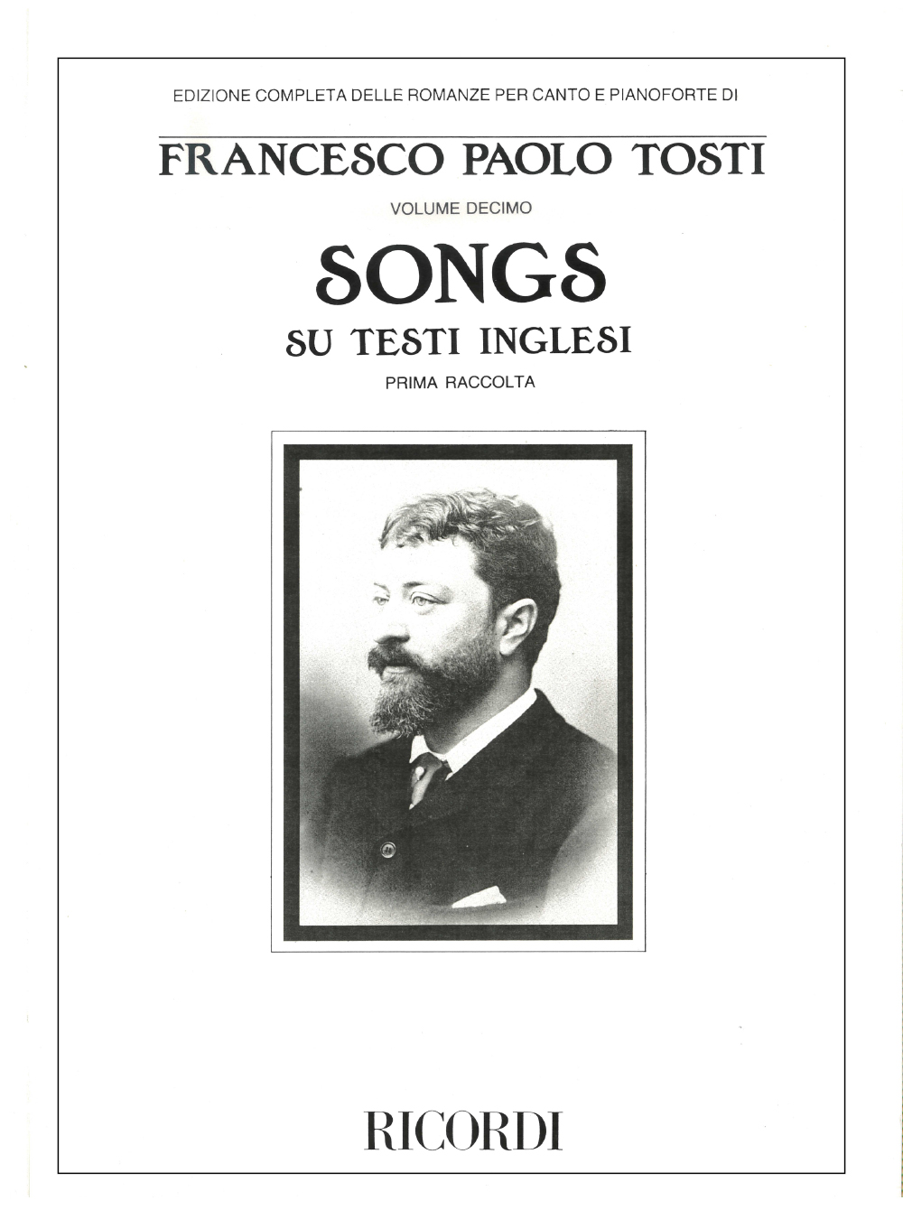 Francesco Paolo Tosti: Songs On English Texts -I: Voice