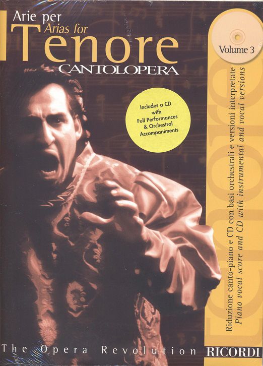 Cantolopera: Arie Per Tenore 3: Opera: Vocal Album