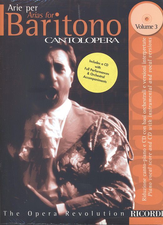 Cantolopera: Arie Per Baritono Vol. 3: Opera