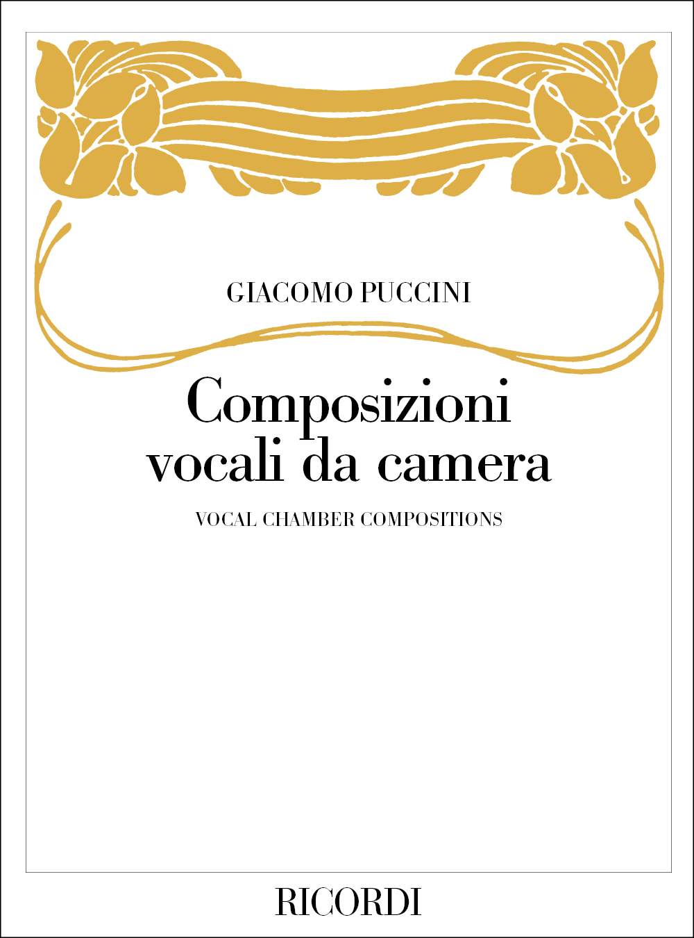 Giacomo Puccini: Composizioni vocali da camera: High Voice