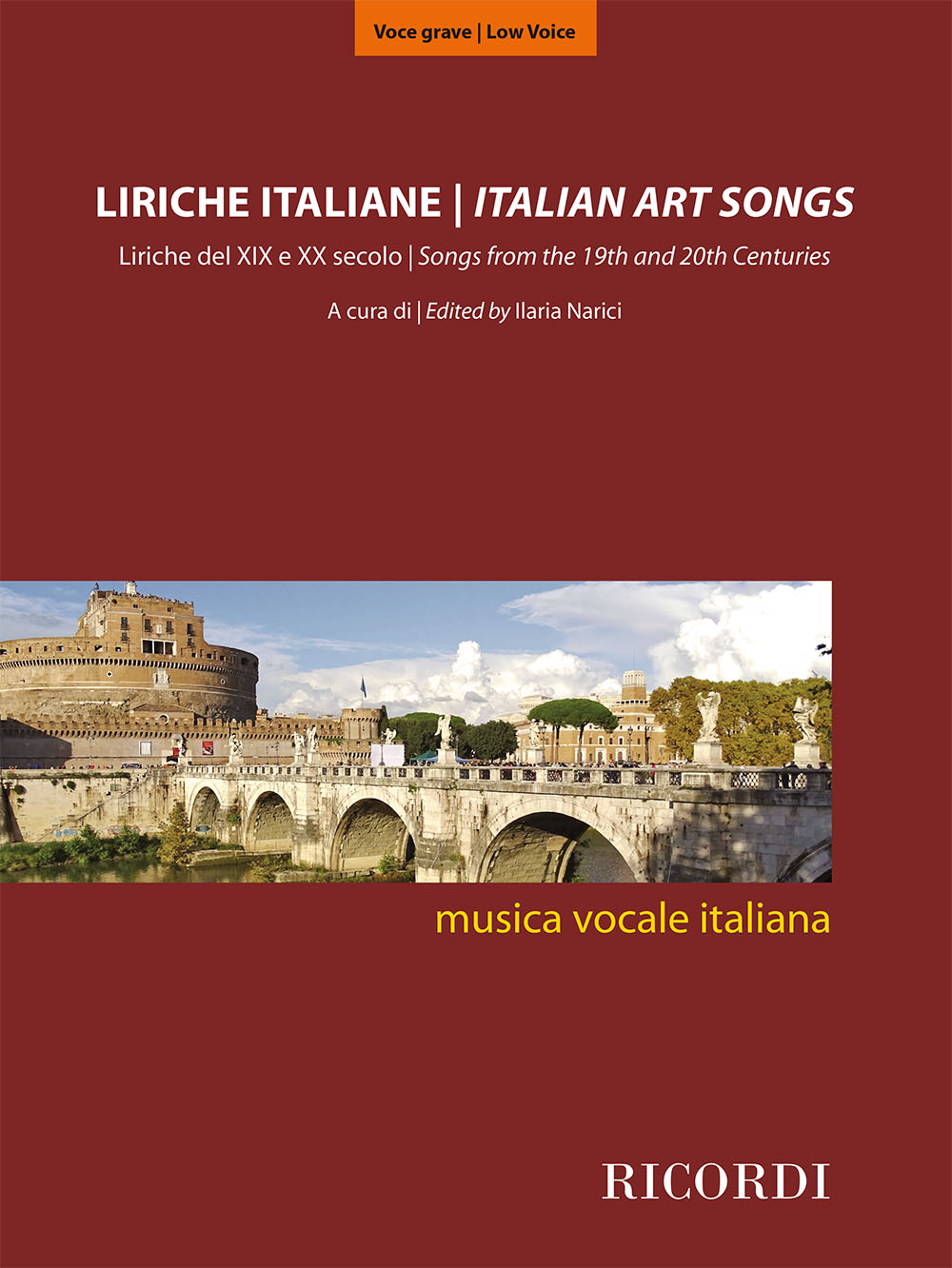 Italian Art Songs Medium/Low Voice: Low Voice: Vocal Score