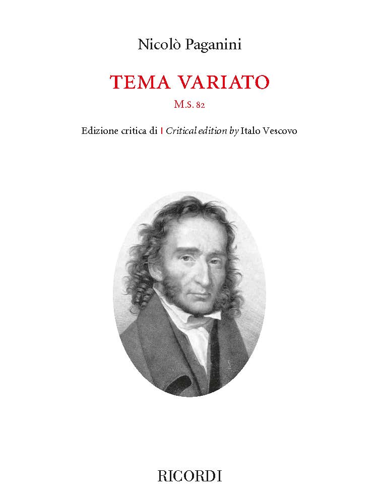 Niccol Paganini: Tema variato M.S. 82: Violin: Instrumental Work