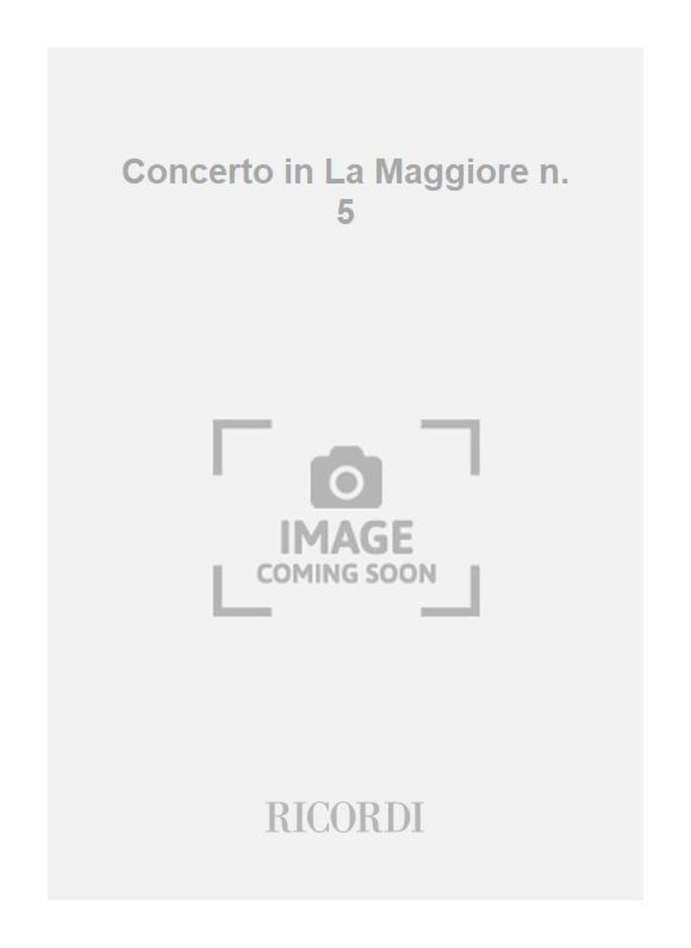 F. Durante: Concerto in La Maggiore n. 5: String Orchestra: Score