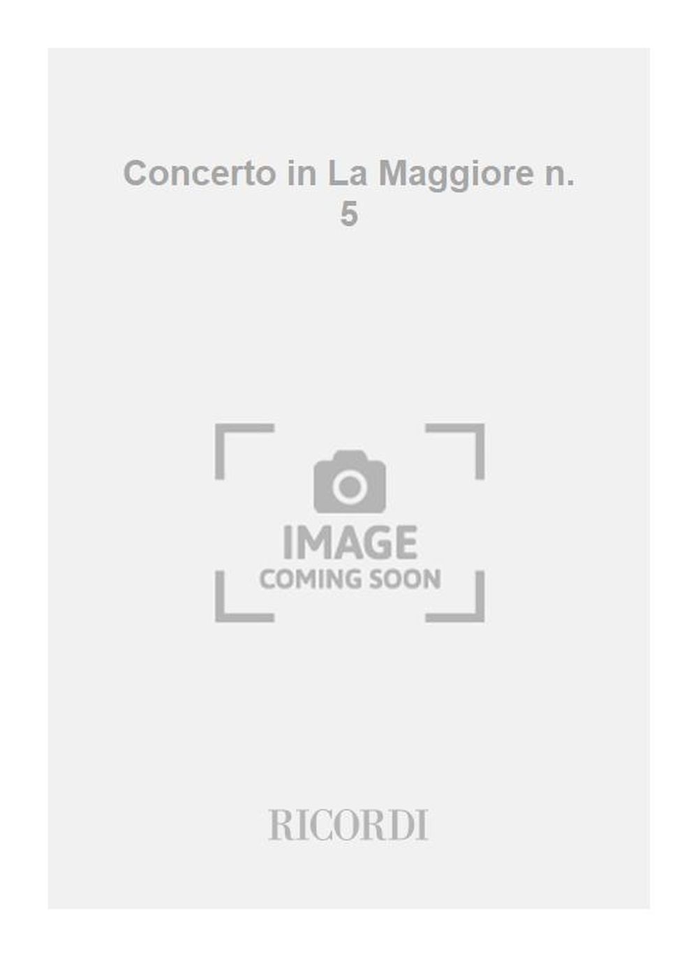 F. Durante: Concerto in La Maggiore n. 5: String Orchestra: Parts