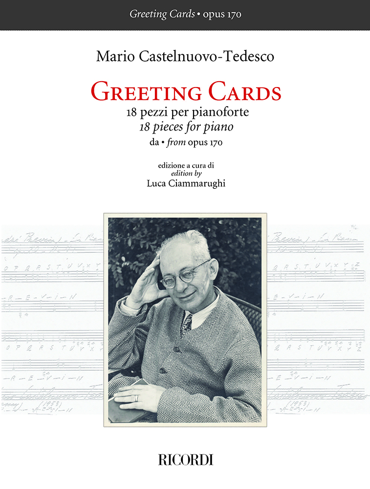 Mario Castelnuovo-Tedesco: Greeting Cards - 18 pezzi per pianoforte: Piano: