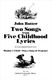 John Rutter: Two Songs From Five Childhood Lyrics: Vocal Score