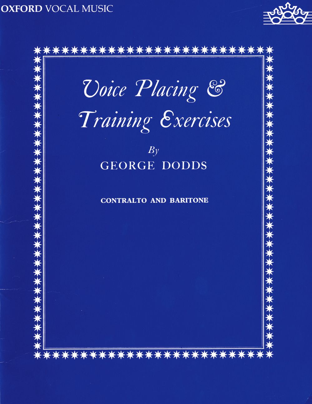 George Dodds: Voice placing and training exercises: Low Voice: Study