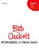 Bob Chilcott: Remember  O Thou Man: Mixed Choir: Vocal Score