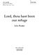John Rutter: Lord  Thou Hast Been Our Refuge: SATB: Vocal Score