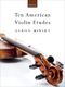 Aaron Minsky: Ten American Violin Etudes: Violin: Instrumental Tutor