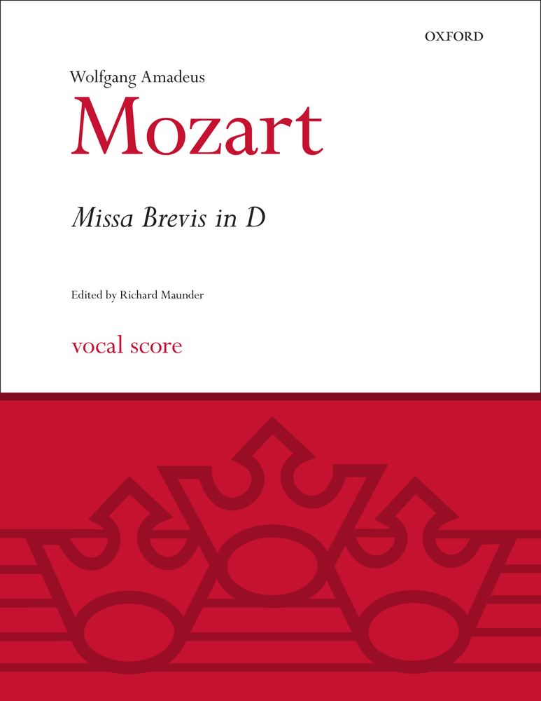 Wolfgang Amadeus Mozart: Missa Brevis In D K.194: Mixed Choir: Vocal Score