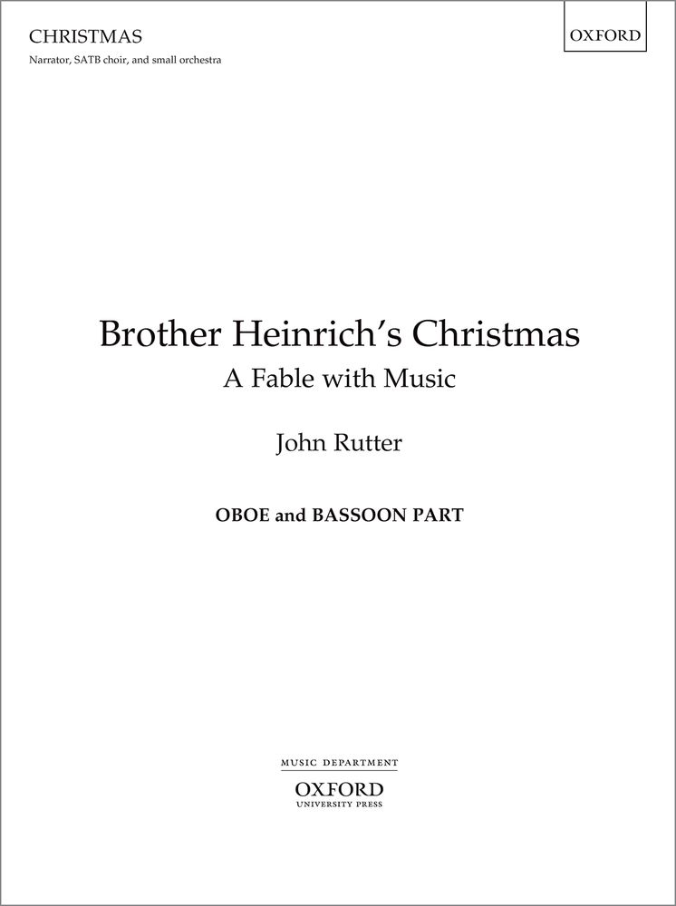 John Rutter: Brother Heinrich's Christmas: Mixed Choir: Part