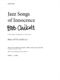Bob Chilcott: Jazz Songs Of Innocence: Double Bass: Part
