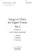 Fred Onovwerosuoke: Songs of Africa for Upper Voices Set 2: Mixed Choir: Vocal