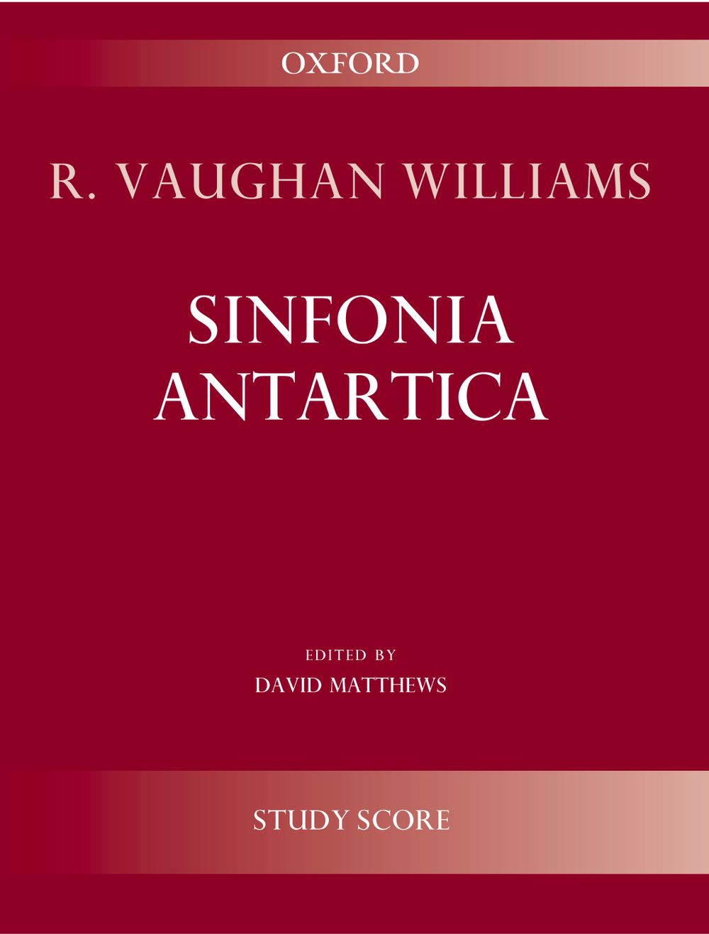 Ralph Vaughan Williams: Sinfonia Antartica: Mixed Choir: Study Score