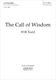 Will Todd: The Call of Wisdom: Upper Voices: Vocal Score