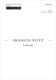 Francis Pott: Lament: Mixed Choir: Vocal Score