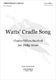 Charles Villiers Stanford: Watts' Cradle Song: Mixed Choir: Vocal Score