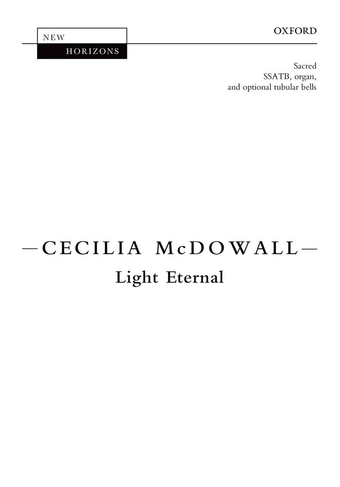 Cecilia McDowall: Light Eternal: Mixed Choir: Vocal Score