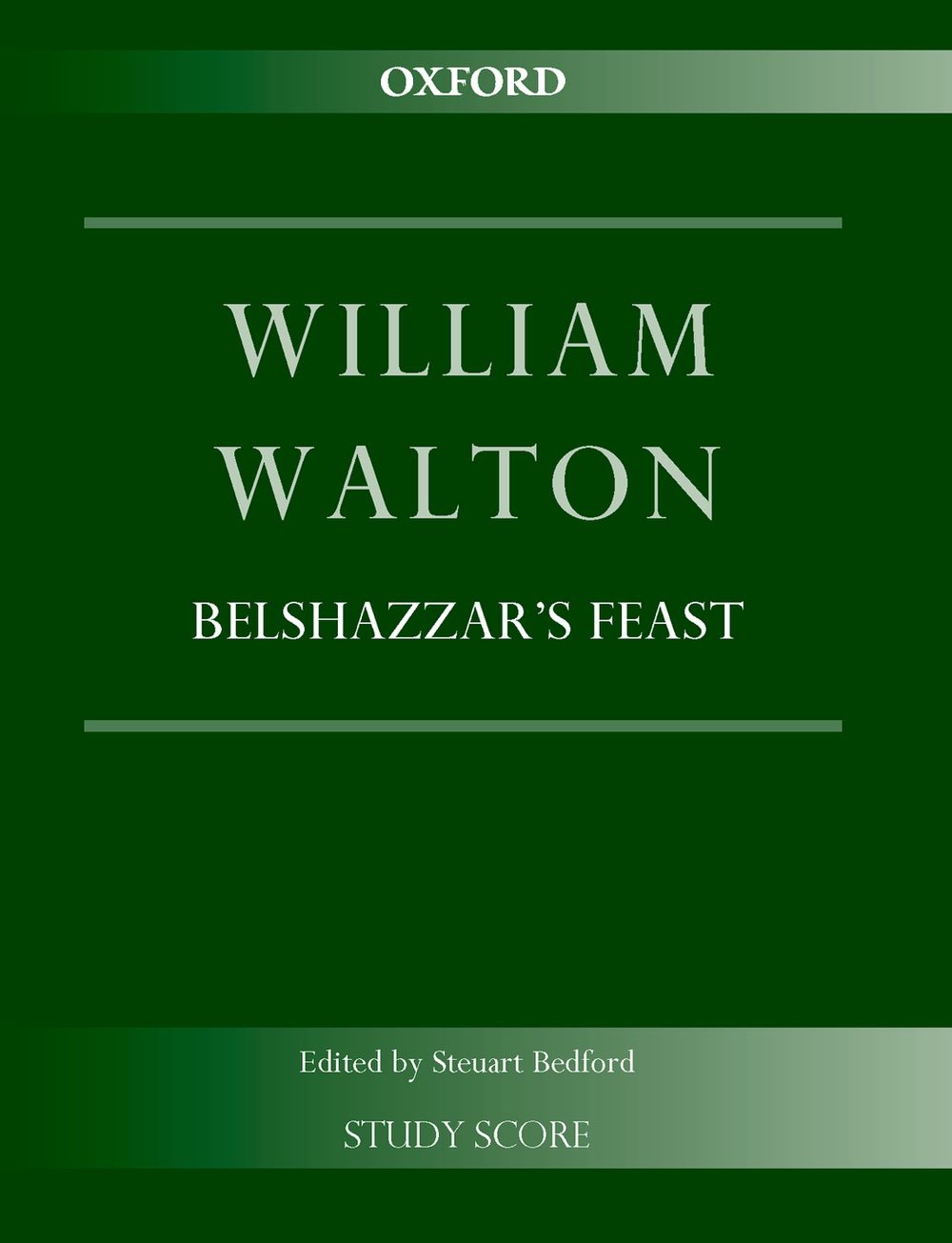 William Walton: Belshazzar's Feast: Mixed Choir: Study Score