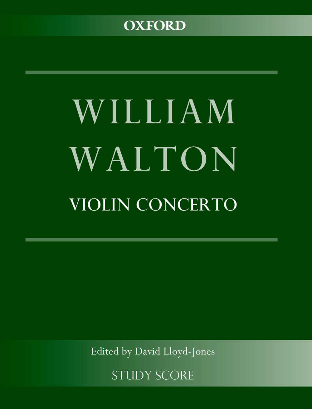 William Walton: Violin Concerto: Violin: Study Score