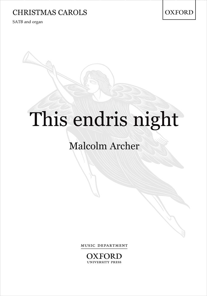 Malcolm Archer: This endris night: Mixed Choir: Vocal Score