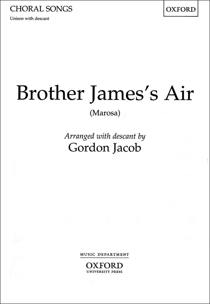 Gordon Jacob: Brother James's Air: Mixed Choir: Vocal Score