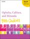 Bob Chilcott: Ophelia  Caliban  and Miranda: Mixed Choir: Vocal Score