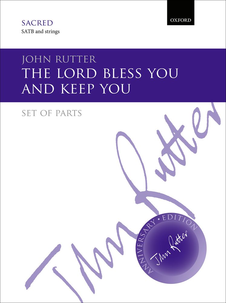 John Rutter: The Lord Bless You And Keep You: Mixed Choir: Parts