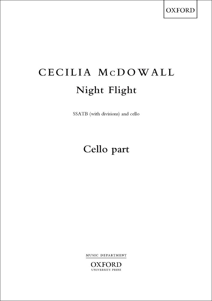 Cecilia McDowall: Night Flight: Mixed Choir: Part