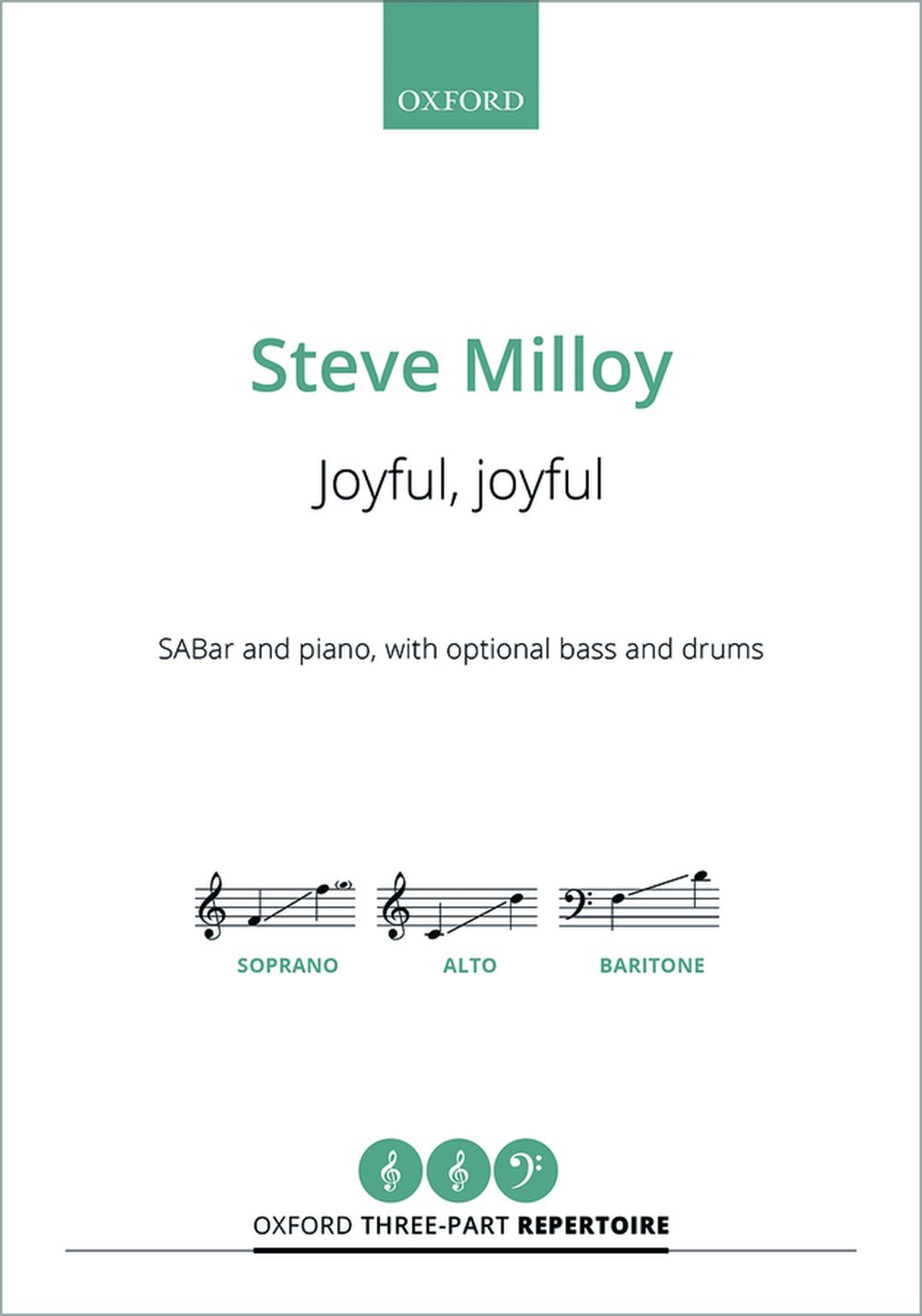 Ludwig van Beethoven: Joyful  joyful: SAB: Vocal Score