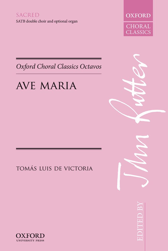 Tomás Luis de Victoria: Ave Maria: Mixed Choir: Vocal Score