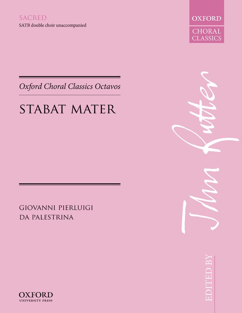 Giovanni Pierluigi da Palestrina: Stabat mater: Mixed Choir: Vocal Score