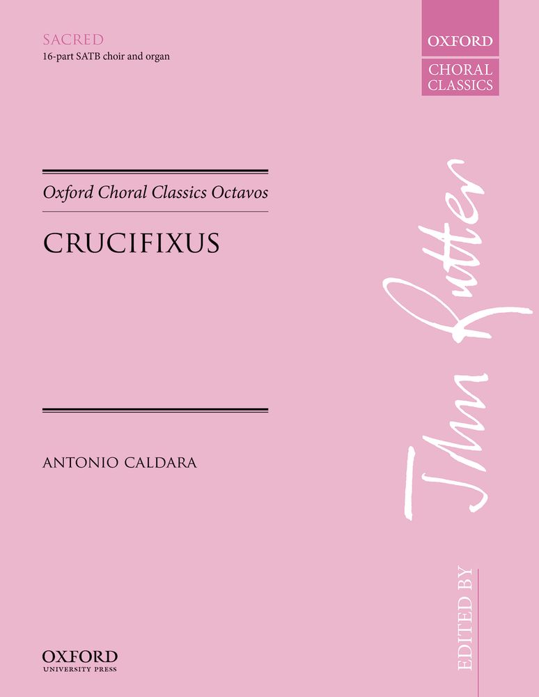 Antonio Caldara: Crucifixus: Mixed Choir: Vocal Score