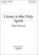 Peter Hurford: Litany to the Holy Spirit: Mixed Choir: Vocal Score