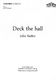 John Rutter: Deck The Hall: SATB: Vocal Score